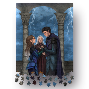 Puzzle 200 piezas - Violet y Xaden - Rebecca Yarros
