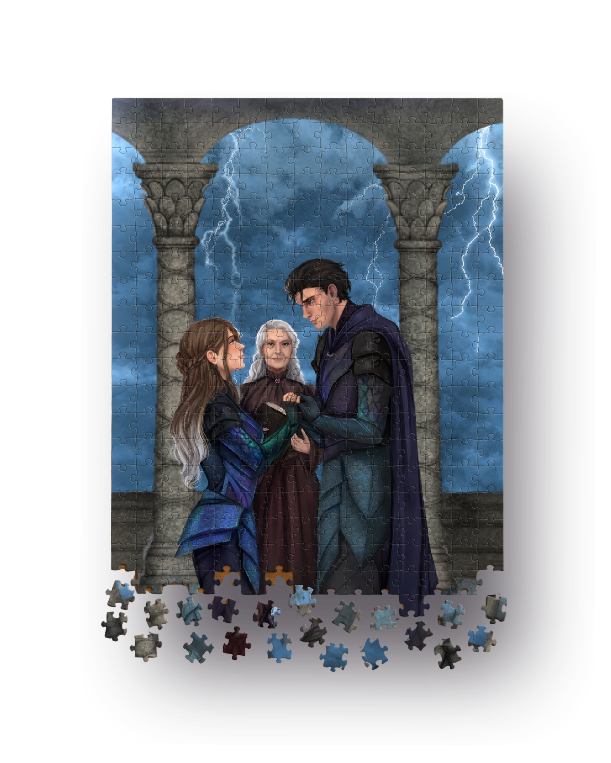 Puzzle 200 piezas - Violet y Xaden - Rebecca Yarros