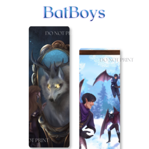 Marcapaginas normal - Feyre y los BatBoys - Sarah J. Maas