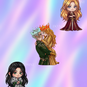 Hoja de pegatinas - TOG - Sarah J. Maas